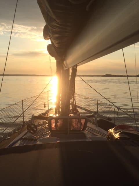 Estrella de mar iltavesillä